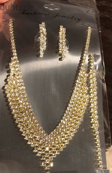 necklace, earings, bracelet  (set) faux bijoux accesories 2
