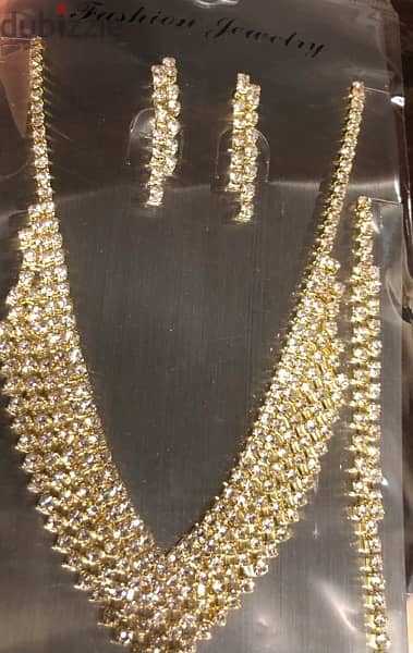 necklace, earings, bracelet  (set) faux bijoux accesories 3