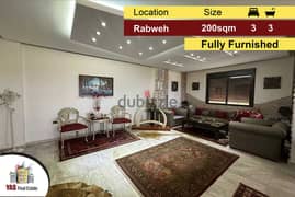 Rabweh 200m2 | Breathtaking View | Mint Condition | Furnished | MJ 0