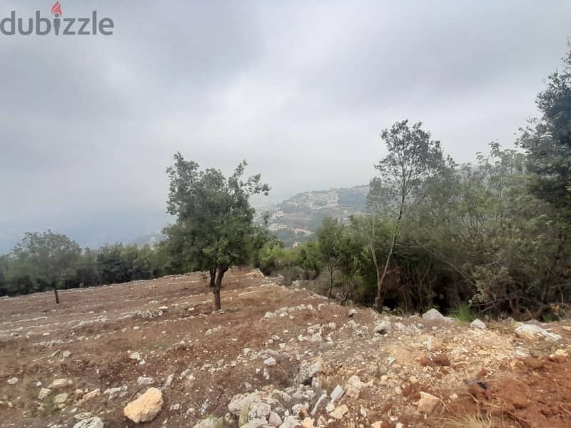 1165Sqm|Land Bikfaya/Sakiet el Misk|Mountain & sea view|Prime location 3