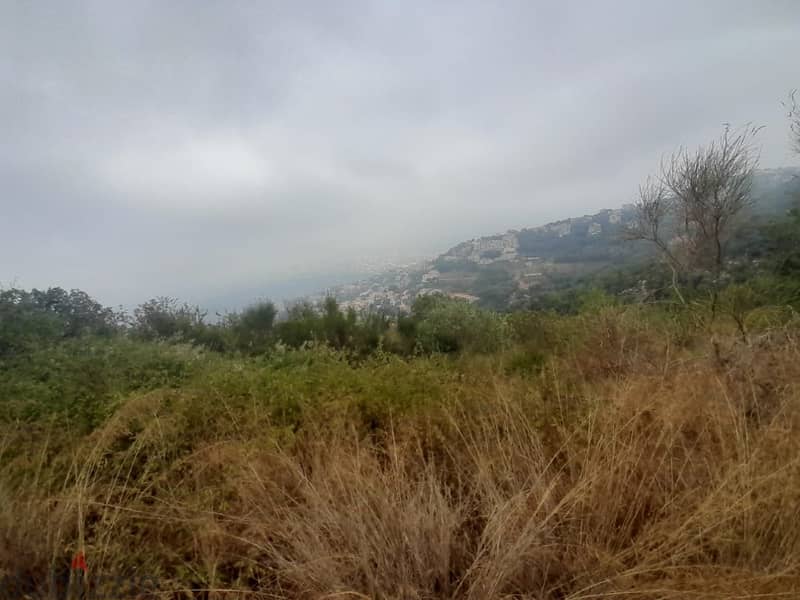 1165Sqm|Land Bikfaya/Sakiet el Misk|Mountain & sea view|Prime location 6