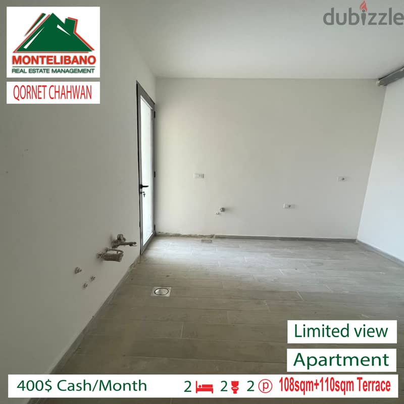 Apartment for rent in QORNET CHAHWAN!!! 3