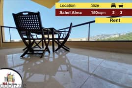 Sahel Alma 150m2 | Rent | Luxury Apartment | Open View | IV |