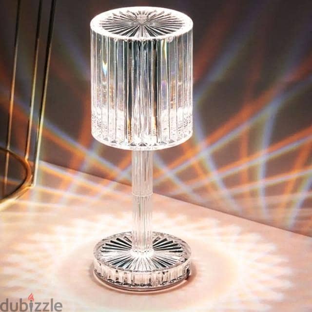 Diamond Table Lamp Modern Rechargeable RGB, 3-Light Modes 5