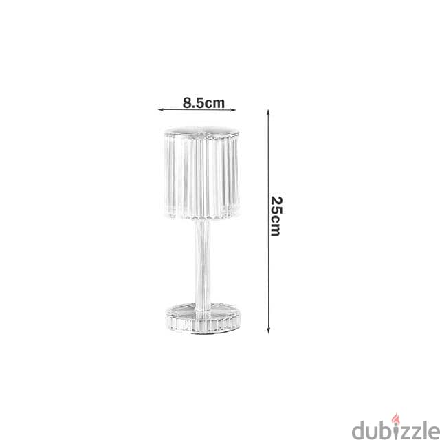 Diamond Table Lamp Modern Rechargeable RGB, 3-Light Modes 6