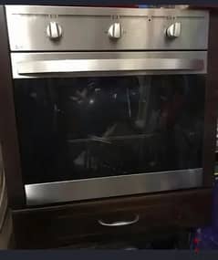 60cm Teka OVEN ON Gas, Stainless steal With Wooden housing-drawer 0