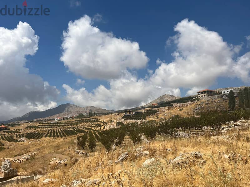 4110 m2 land + mountain view for sale in Laqlouq أرض للبيع في اللقلوق 3