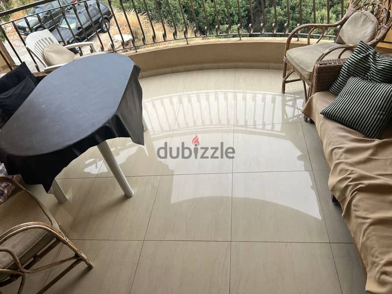 Furnished 130m2 apartment+70m2 terrace+ view 4 sale in Jbeil 3