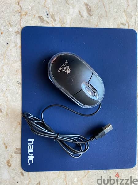 mouse + mouse pad 1