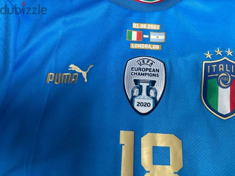 italy , the super copa puma jersey 2022 with argentina 1