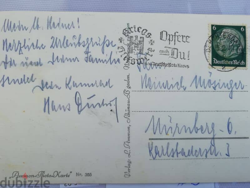 original 12 nazi postcards 12