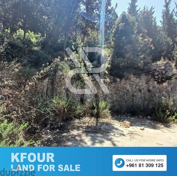 Land for sale in Kfour - أرض للبيع في الكفور 2