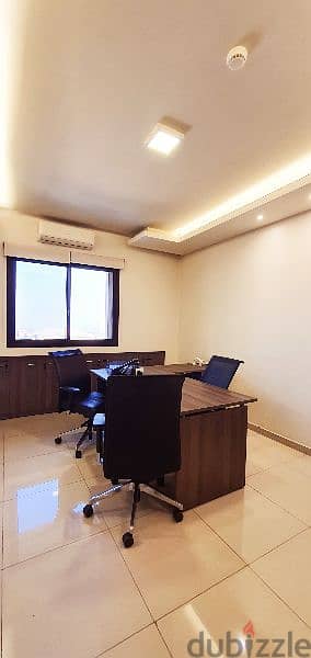 Fully Furnished Office For Rent Sale Dora مكتب للإيجارالبيع 16