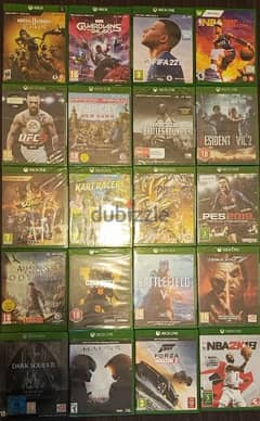 Giant collection of used games Xbox one for sale only