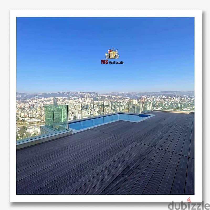 Achrafieh 200m2+ 100m2 terrace | Penthouse | Swimming Pool | Furnished 6