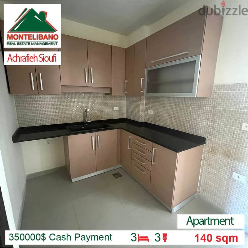 350000$ Cash Payment!!! Apartment for sale in Achrafieh Sioufi!!! 2