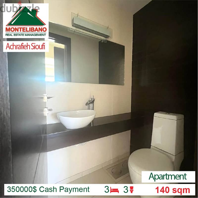 350000$ Cash Payment!!! Apartment for sale in Achrafieh Sioufi!!! 3