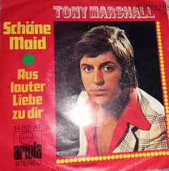 vinyl record tony marshall - 45 tours