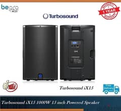 Turbosound iX15 1000W 15 inch Powered Speaker with Klark Teknik DSP 0