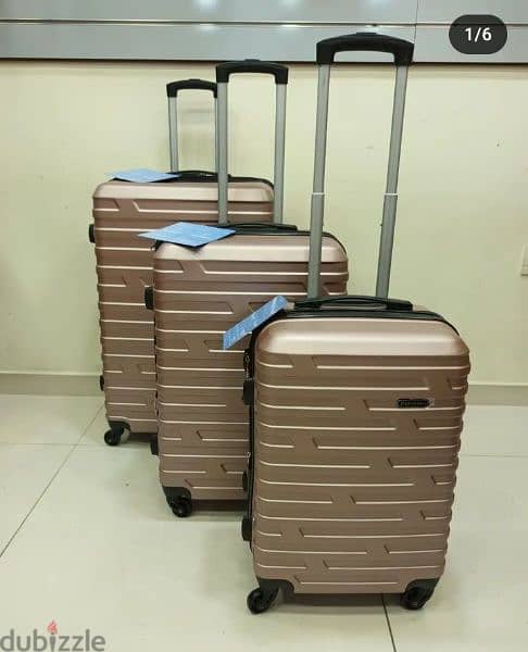 50% OFF Swiss Polycarbonate Unbreakable set of 3 travel bags suitcase 0