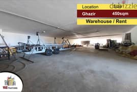 Ghazir 450m2 | Highway | Warehouse | For Rent | Accessible | IV 0