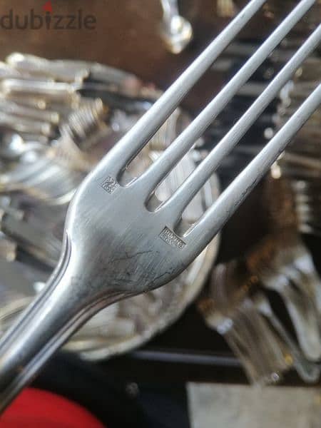 set of 108 psc silverware ercuis france signed 3