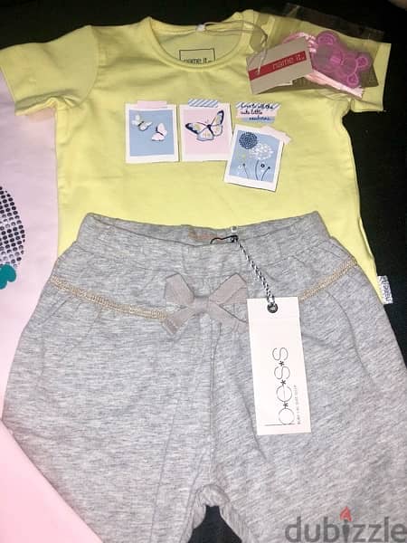 clothing for baby girl, 2 pieces for 5$ and all for 8$ 5