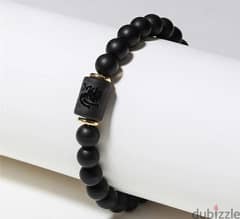 Black Agate Stone Beads 0