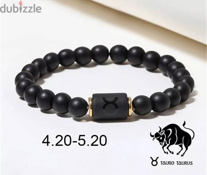 Black Agate Stone Beads 1
