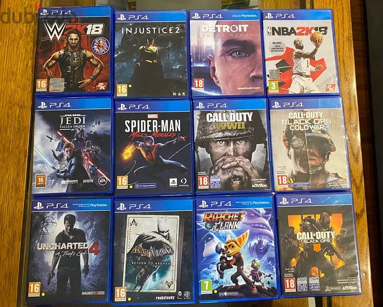 ps4 games collection for sale