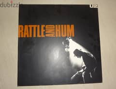 U2 Rattle and hum 2 vinyl album gatefold vg condition