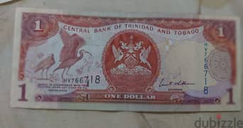 Cariibbean Island Trinidad and Tobago Banknote