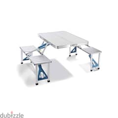 Briefcase Picnic Table, Foldable with 4 Seats 0