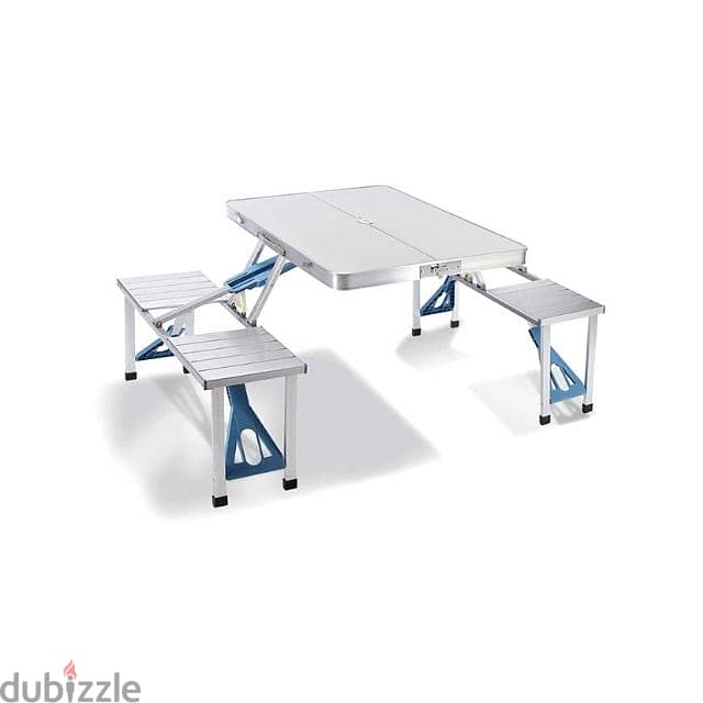 Briefcase Picnic Table, Foldable with 4 Seats 0