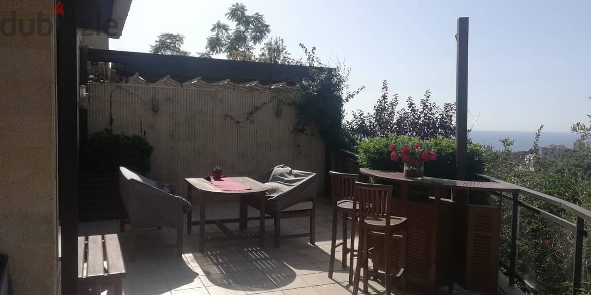 L13065-Furnished Appartment with Terrace for Rent in Mtayleb 6