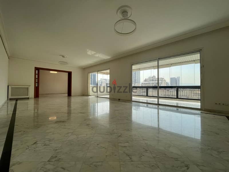 Spacious Apartment for rent in Achrafieh | Rizk | City view 0