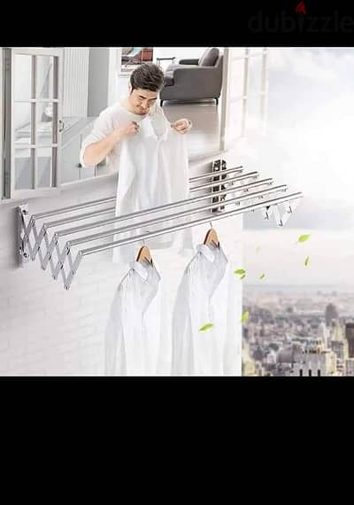 Accordion smart laundry dryer rack Indoor and outdoor منشر غسيل كبير