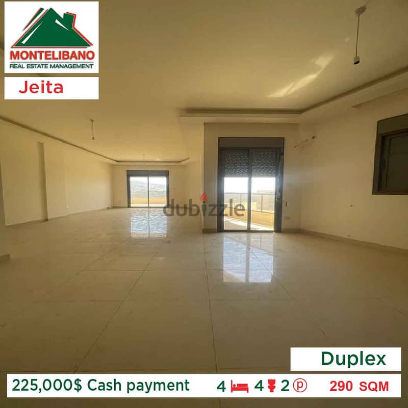 225,000$ Cash payment!! Duplex  for sale in Jeita!! 1