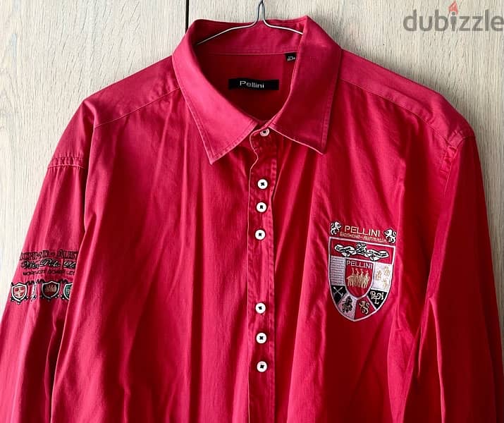pellini original red long sleeve shirt 0