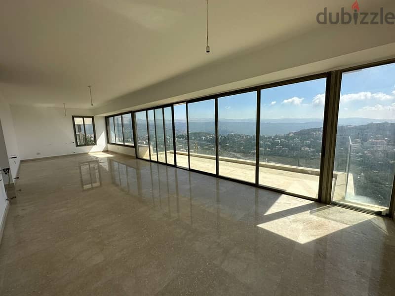 200 Sqm| Deluxe apartment for sale in Daher el souwane | Mountain view 2