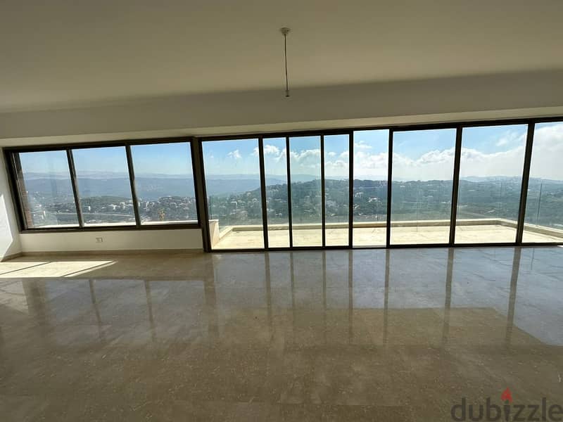 200 Sqm| Deluxe apartment for sale in Daher el souwane | Mountain view 3