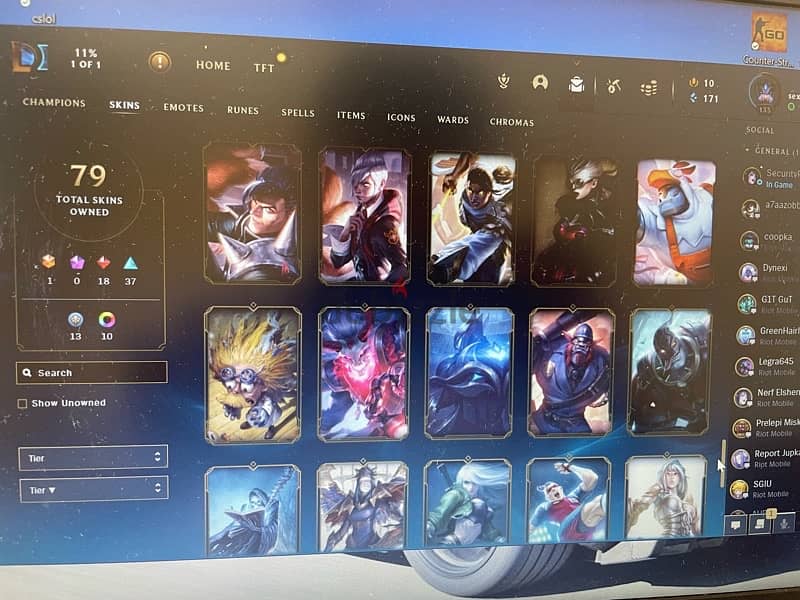 league account 7