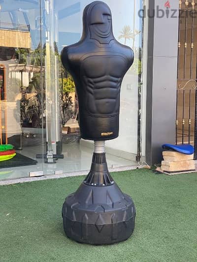 Boxing dummy rubber black 160cm