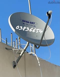 Satellite dishh installation & maintenance تركيب، وصيانة صحون الدش