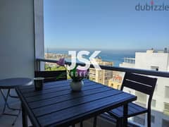 L13081-Furnished Apartment With SeaView for Rent In Sahel Alma
