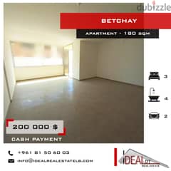 Apartment for sale in betchay 180 SQM REF#MS82024
