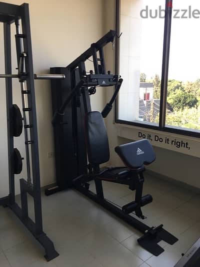 adidas home gym like new heavy duty very good quality