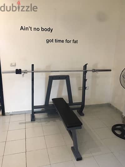 bench press like new for home and gym used