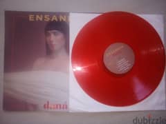 ensanein by Dana Hourani red transparent vinyl