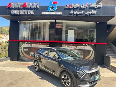 New Sportage kia 2023 rent car (minimum 15 days)  سيارة للاجار